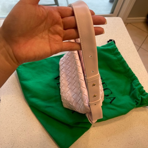 RARE soft pink Authentic NEW Bottega Venenta Bag - Picture 3 of 8